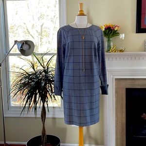 Banana Republic lightweight wool shift dress size 12 tall.